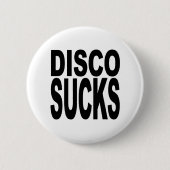Disco Sucks Ronde Button 5,7 Cm (Voorkant)