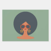 Disco Super Star-papierbladen van 1970 Inpakpapier Vel (Voorkant)