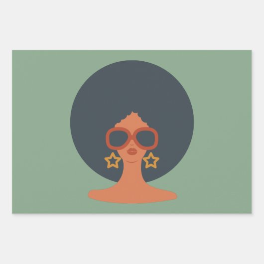 Disco Super Star-papierbladen van 1970 Inpakpapier Vel (Voorkant)