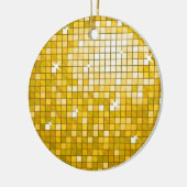 Disco Tegel "Gold" ornament ronde (Links)