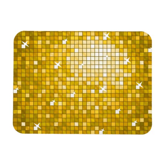 Disco Tegel "Gold" premium magneet (Horizontaal)