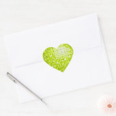Disco Tegel Limoen sticker hart (Envelop)
