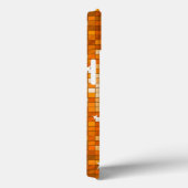 Disco Tegels Oranje print iPhone case (Achterkant / Rechts)