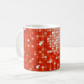 Disco Tegels Rood mok (Voorkant links)