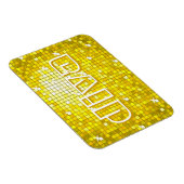 Disco Tegels Yellow "diva" premium magneet (Rechterzijde)