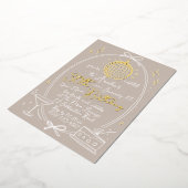 Disco Thema 30e verjaardag Uitnodiging Real (Gedraaid)