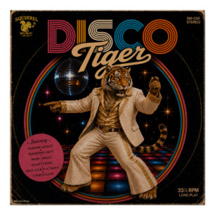 Disco Tijger Album Perfect Poster