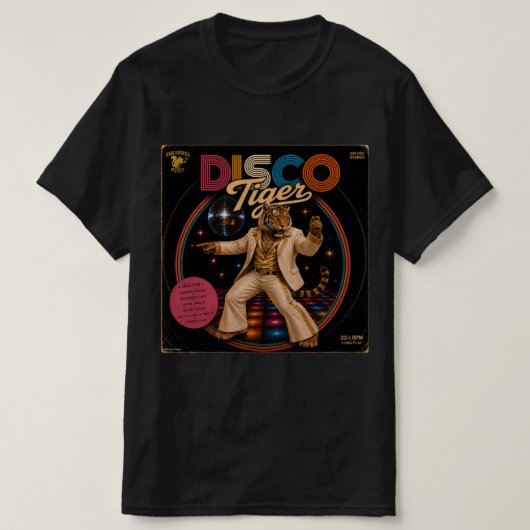 Disco Tijger Album T-shirt (Design voorkant)