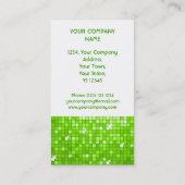 Disco Tiles Green visitekaartje white portret (Achterkant)