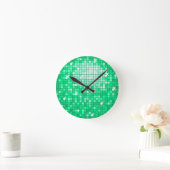 Disco Tiles Jade wandklok (Huis)