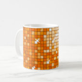 Disco Tiles Oranje mok (Voorkant links)