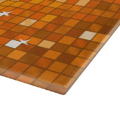 Disco Tiles Oranje snijbord Snijplank (Hoek)