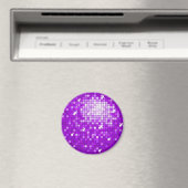 Disco Tiles Paars fridge magnet (Insitu (Vaatwasser))