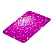 Disco Tiles Pink premium magneet (Linkerzijde)