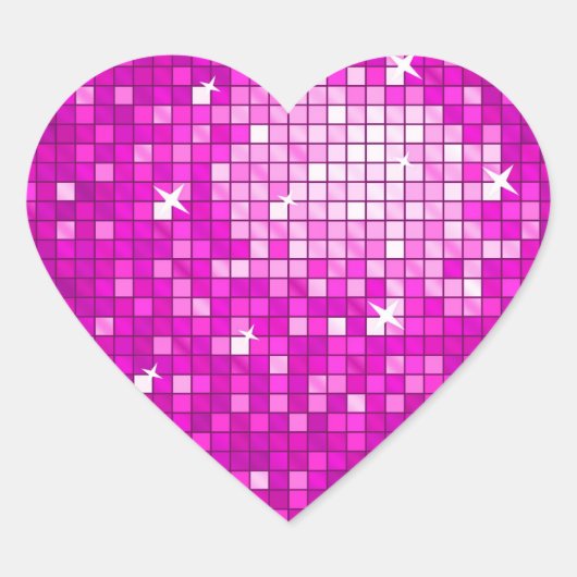 Disco Tiles Pink sticker (Voorkant)