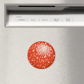 Disco Tiles Red fridge magnet (Insitu (Vaatwasser))