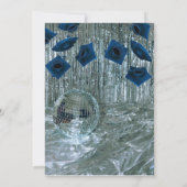 Disco Twee Afgestudeerden Dubbel Afstudeerfeest 20 Kaart (Achterkant)