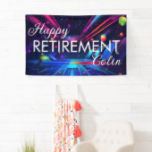 Disco-uittredingsbanner Spandoek (Insitu)