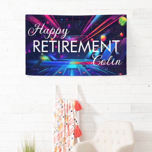 Disco-uittredingsbanner Spandoek (Insitu)