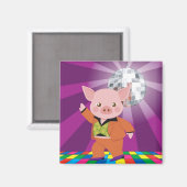 Disco varken op de dansvloer magneet (Voorkant / Achterkant)