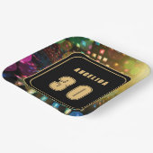 Disco Verjaardag Papieren Bordje (Gebogen)