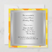 Disco-verjaardagsfeest Uitnodiging (Achterkant)