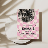 Disco-verjaardagsuitnodiging Kaart