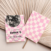 Disco-verjaardagsuitnodiging Kaart