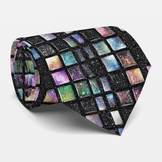 Disco Vibe Stropdas (Opgerold)