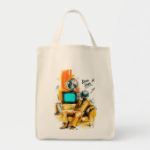 Disco Vibes Retro 80s Disco Bal Kunst Tote Bag (Voorkant)