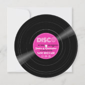 DISCO Vinyl Grammofoonplaat - Groovy Paarse Label Save The Date (Voorkant)