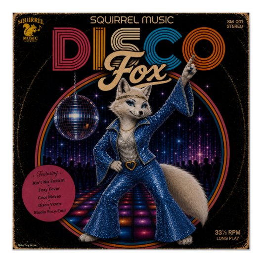 Disco Vixen Perfect Poster (Voorkant)
