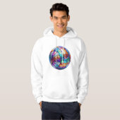 Disco Volleybal Hoodie (Voorkant volledig)