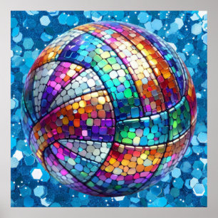 Disco Volleybal Poster