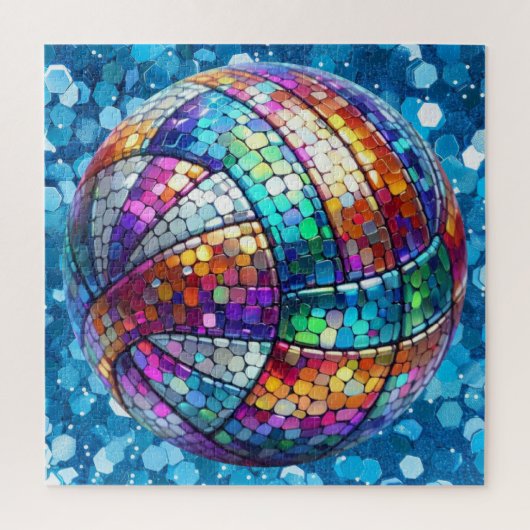 Disco Volleybal Puzzel Legpuzzel (Verticaal)