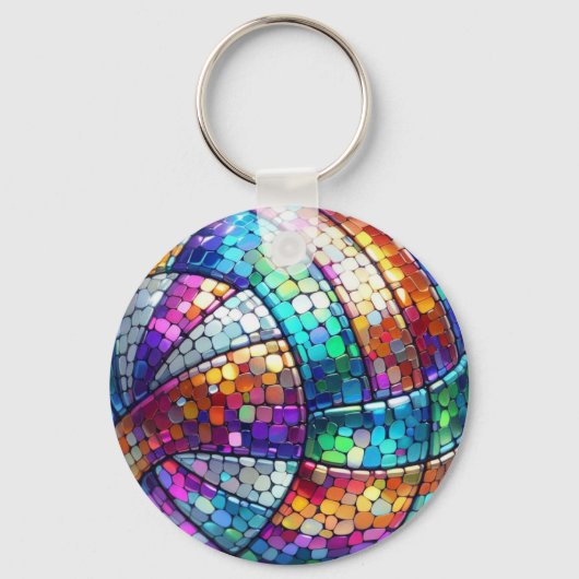 Disco Volleybal Sleutelhanger (Voorkant)