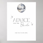 Disco Vrijgezellenfeest advies voor de bruid Poster (Voorkant)