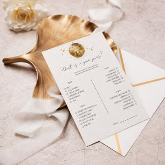 Disco Wat Zit Er In Je Tas Bruiloftsspellen 