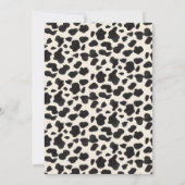 Disco Western eerste verjaardag Kaart (Achterkant)