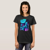 Disco Wolf Wolven Dansen Rave T-shirt (Voorkant volledig)