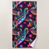 disco Zee schildpad Strandlaken (Voorkant)