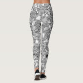 Disco Zilver Glam Leggings (Achterkant)