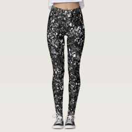 Disco Zilver Glam Leggings