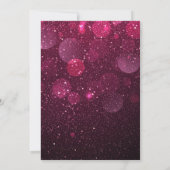 Disco Zwart Roze Verrassingsverjaardagsfeestje voo Kaart (Achterkant)