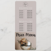 discobal | Bloemen | Menu Prijs en beleid (Voorkant)