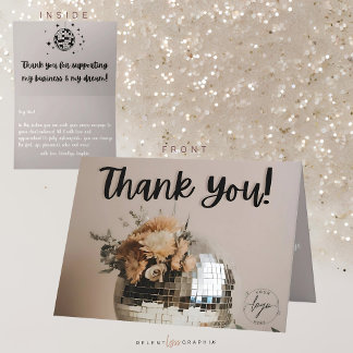 discobal | Boho Florals | bedankkaart