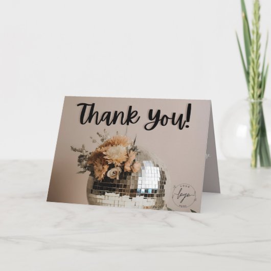 discobal | Boho Florals | bedankkaart (Voorkant)