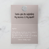 discobal | Boho Flowers | bedankkaart (Binnen)