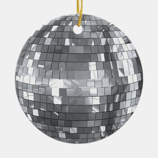 Discobal Kerst Funky Fun and Love Keramisch Ornament (Voorkant)