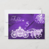 Discobal, Prinses Coach & Paarden Dubbelzijdig Kaart (Achterkant)